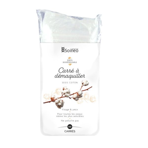 Carrés Coton à Démaquiller x50