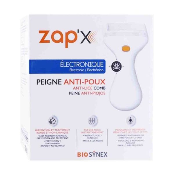 Peigne anti-poux électrique
