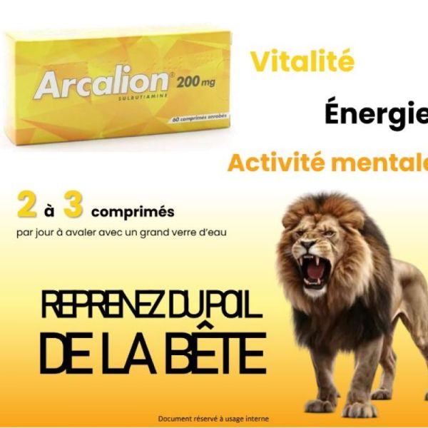 Arcalion 200mg 60 comprimés