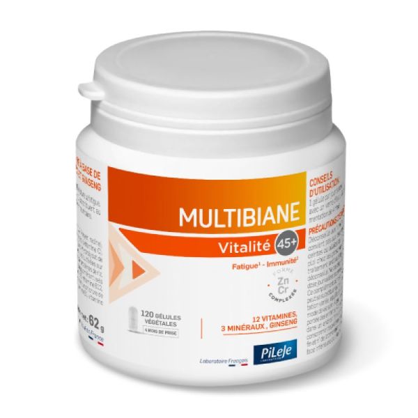 Multibiane Age Protect 45 ans et + 120 gélules