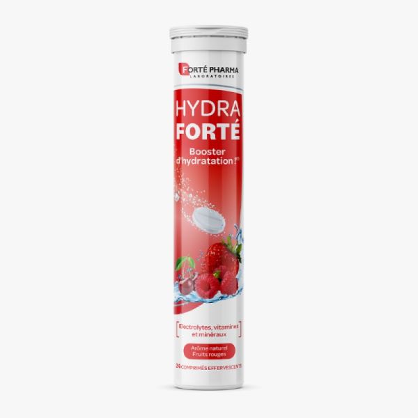 Hydra Forté Booster d'Hydratation Fruits Rouges 24 comprimés effervescents