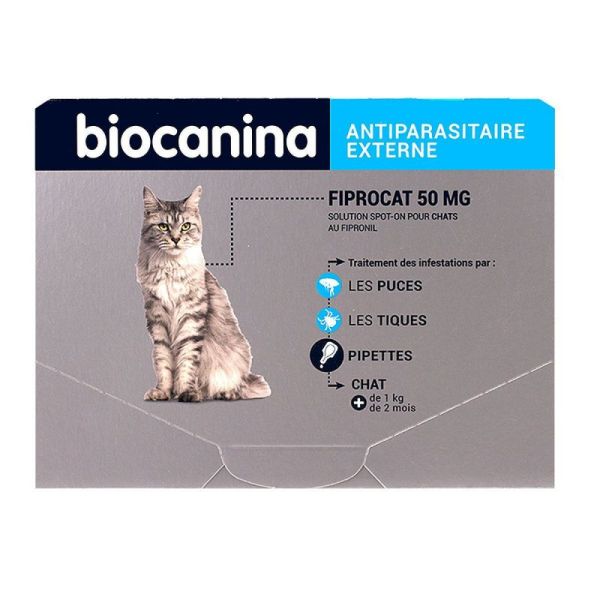 Fiprocat Spot-On 50mg 1kg+x3