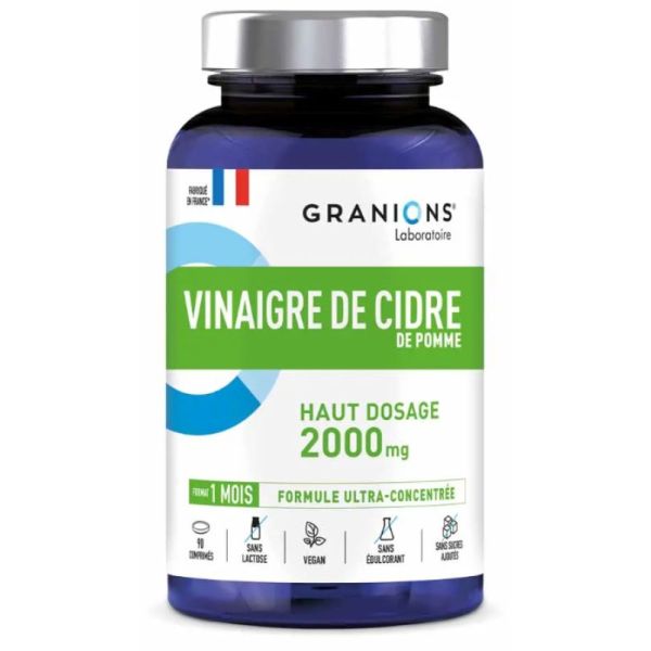 Vinaigre De Cidre De Pomme 2000mg 90 comprimés