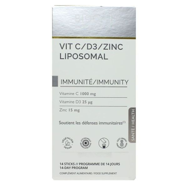Vit C D3 Zinc Liposomal 14 Sticks