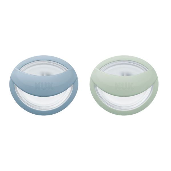 2 Sucettes Perfect Match 0-6m Vert/Bleu