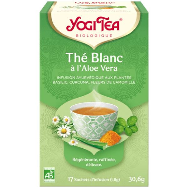 Thé Blanc à l'Aloe Vera Bio 17 Sachets