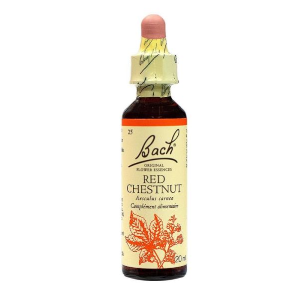 Fleurs de Bach® Original Red Chestnut ( Marronnier rouge ) - 20 ml