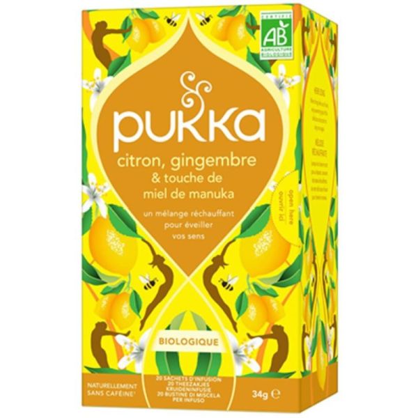 Infusion Citron Gingembre Miel Manuka