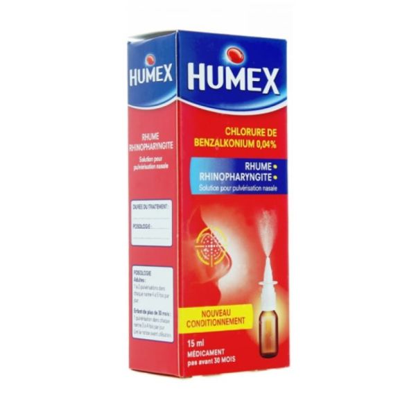 Solution Nasale - Rhume, Rhinopharyngite - 15ml