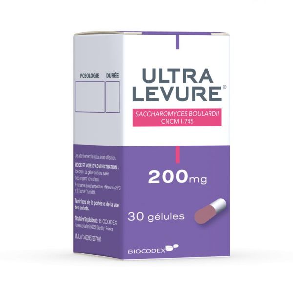 Ultra Levure 200 mg - 30 gélules