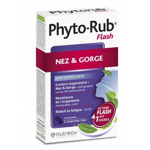 Phytorub Nez & Gorge 10 comprimés