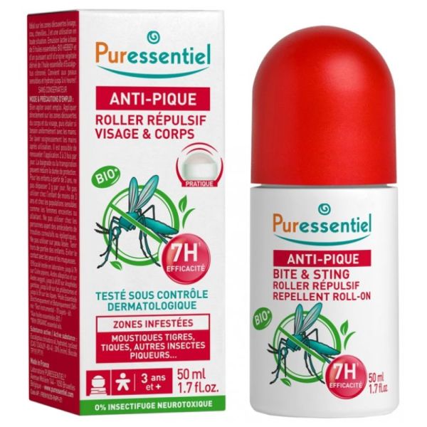 Anti-Pique Roller Répulsif Visage & Corps 50 ml