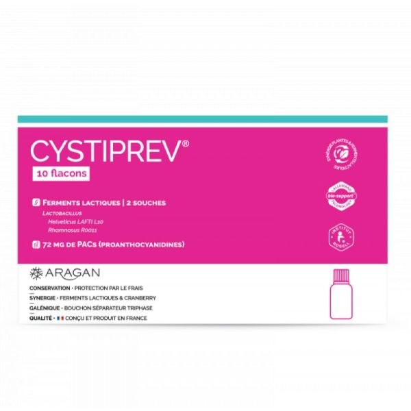 Cystiprev - 10 flacons