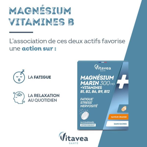 Magnésium & vitamines détente 24 comprimés
