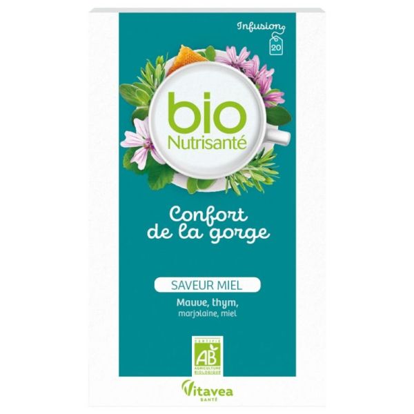 Infusion bio confort gorge 20 sachets