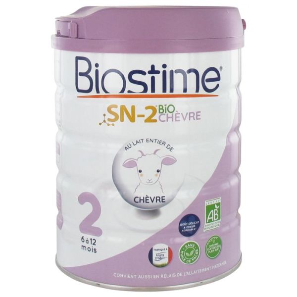 SN-2 Bio Chèvre 2ème Âge de 6 à 12 Mois 800 g