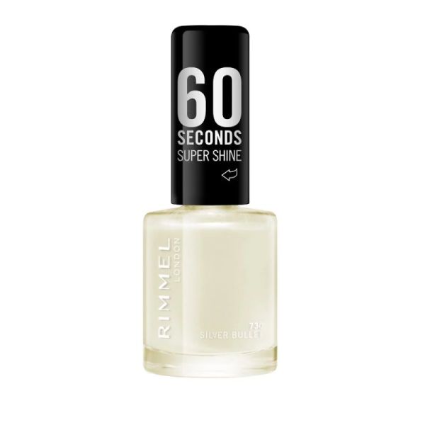 60 Seconds Super Shine vernis 730 Silver Bullet 8 ml
