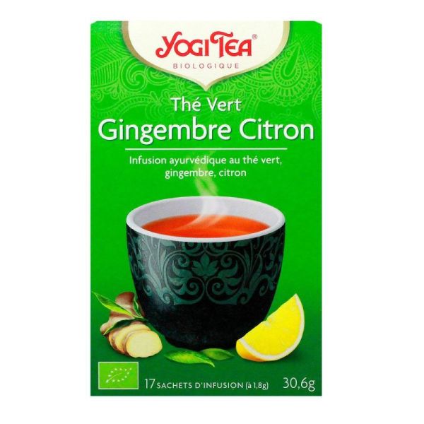 17 Sachets d'infusion gingembre citron