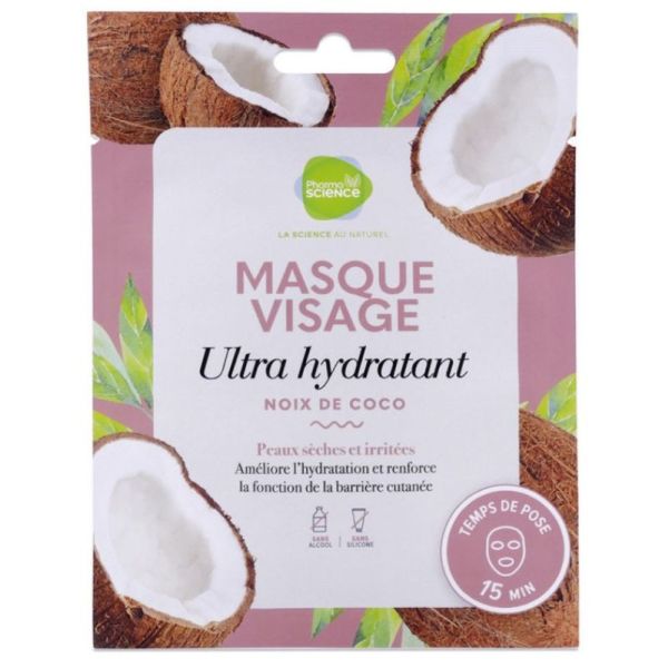 Masque Visage Hydratant Noix de Coco 18ml