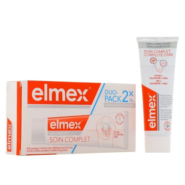 Anti-Caries Plus Dentifrice Soin Complet 2X75ml