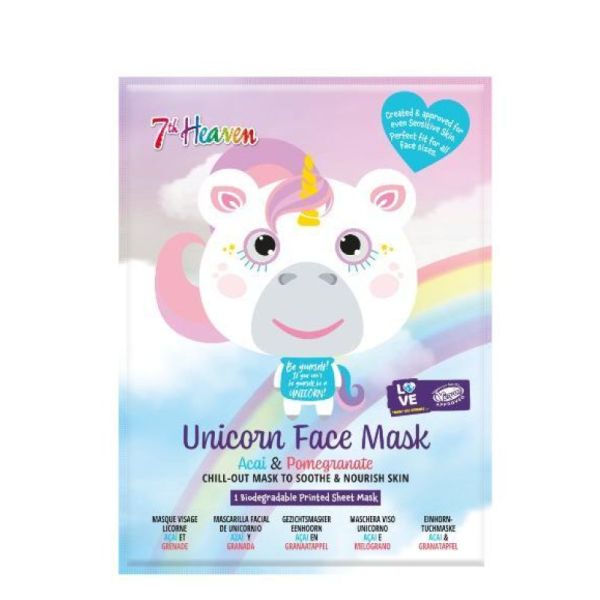 Masque Visage Animal Licorne