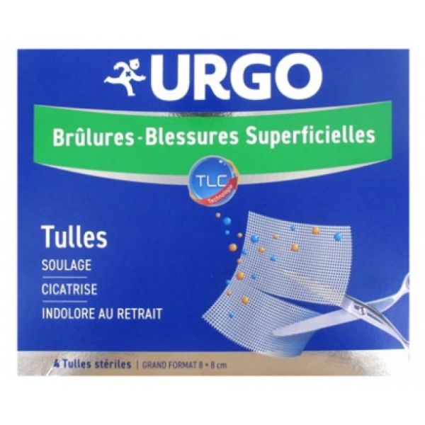 Brûlures et Blessures Superficielles - 4 Tulles