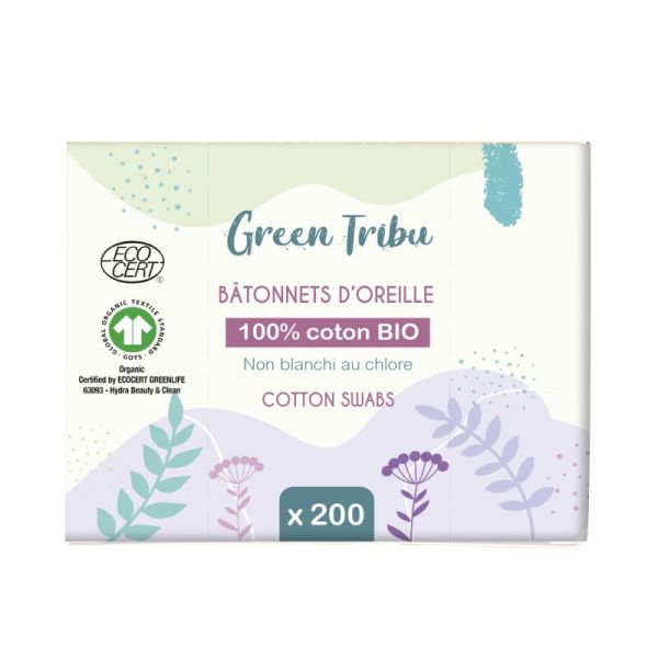 Green Tribu – Batonnets Oreille Bio 200