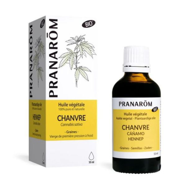 Huile végétale Bio Chanvre 50 ml