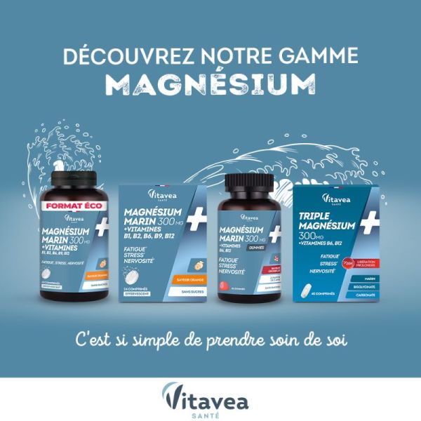 Triple Magnésium Liberation Prolongée 45 comprimés