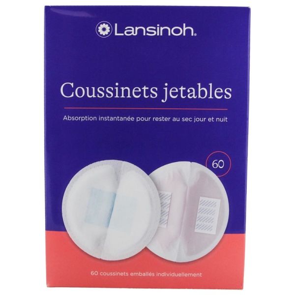 60 Coussinets d'Allaitement Jetables