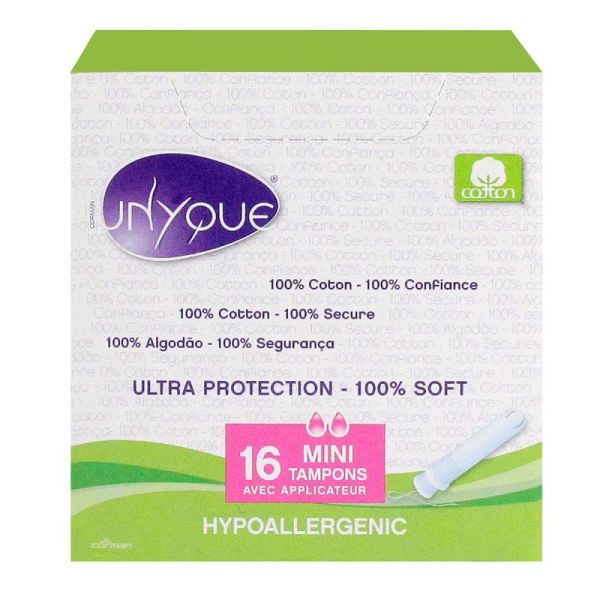 16 Tampons avec applicateur Mini flux léger
