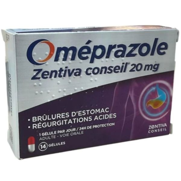 Oméprazole 20mg 14 gélules