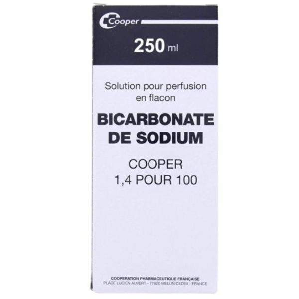 Bicarbonate de sodium 1,4% 250ml