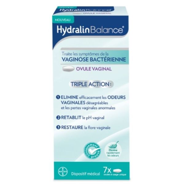 Hydralinbalance Ovules Vaginales à Usage Unique x7