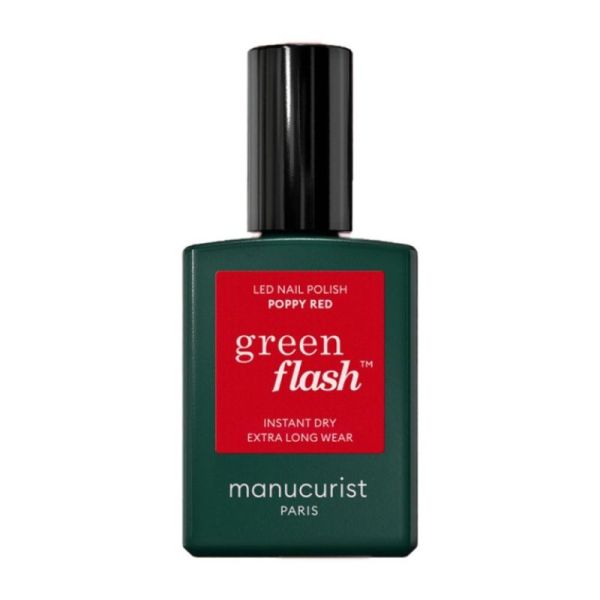 Green Flash Vernis semi-permanent Poppy Red 15 ml