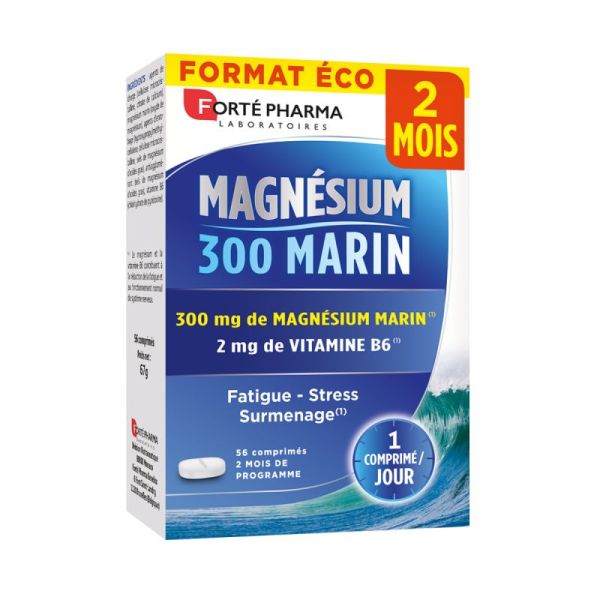 Magnésium 300 Marin 56 comprimés
