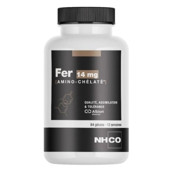 Fer 14 mg Amino-Chélaté 84 Gélules