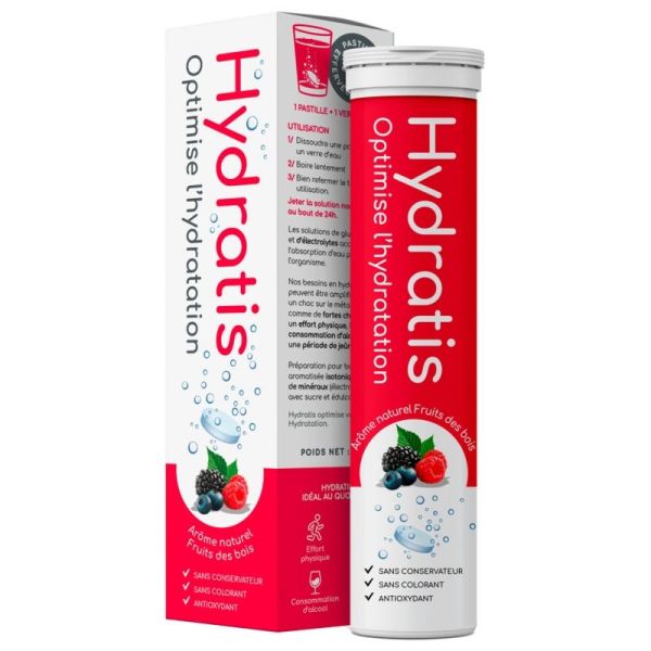 Solution d'Hydratation 20 Pastilles Effervescentes