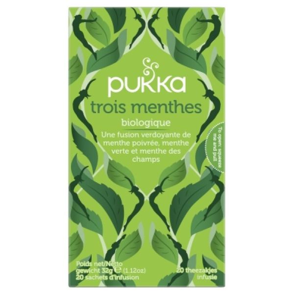 Trois Menthes Bio 20 Sachets