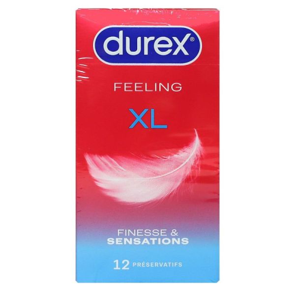 Feeling XL 12 préservatifs finesse et sensations