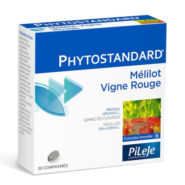 Phytostandard mélilot & vigne rouge 30 comprimés