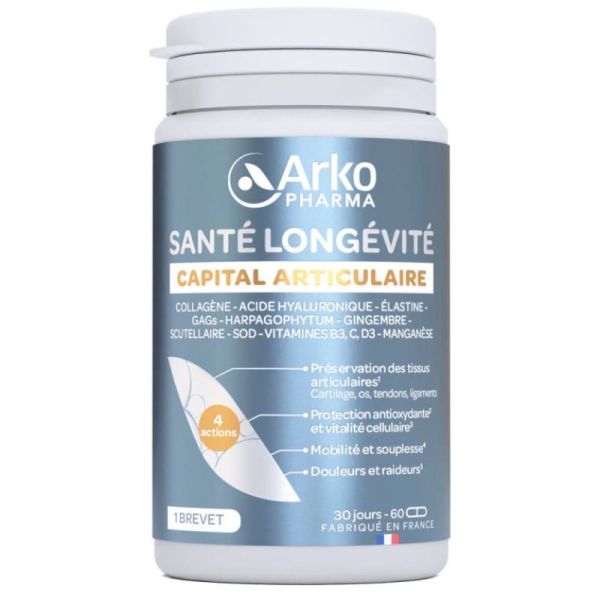 Santé Longévité Articulaire - 60 gélules végétales