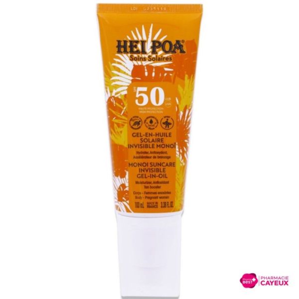 Gel-en-huile solaire invisible SPF50 100 ml