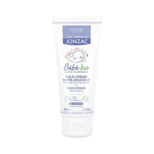Eau Thermale Jonzac Bébé Bio Cold Cream Nutri-Douceur 100 ml