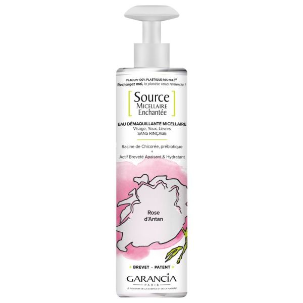 Source Micellaire Enchantée Eau Démaquillante Micellaire Rose d'Antan 400 ml