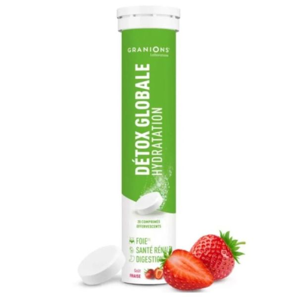 Détox Globale Fraise - 20 comprimés
