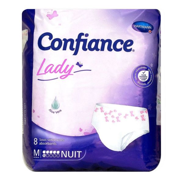 8 sous-vêtements Lady nuit 6G taille M