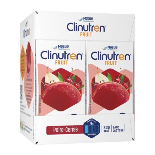 Clinutren Fruit Poire Cerise - 4 x 200 ml