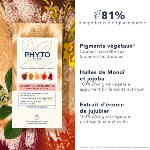 Phyto Coloration Permanente 10
