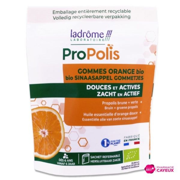 Propolis Gommes Orange bio 45 g